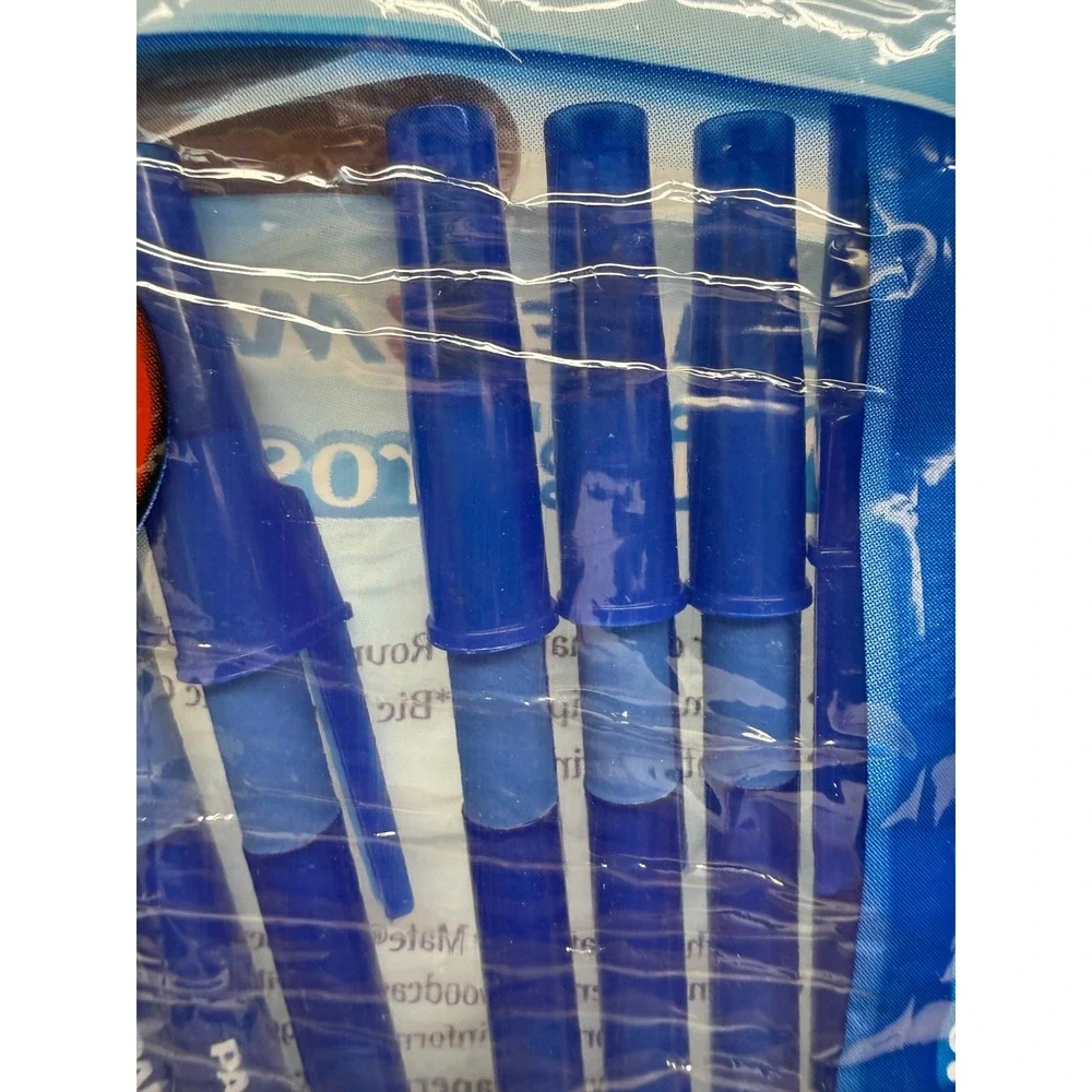 Paper Mate Write Bros Grip Blue Ink Ballpoint Pens Medium 1.0mm 8 Count 88086